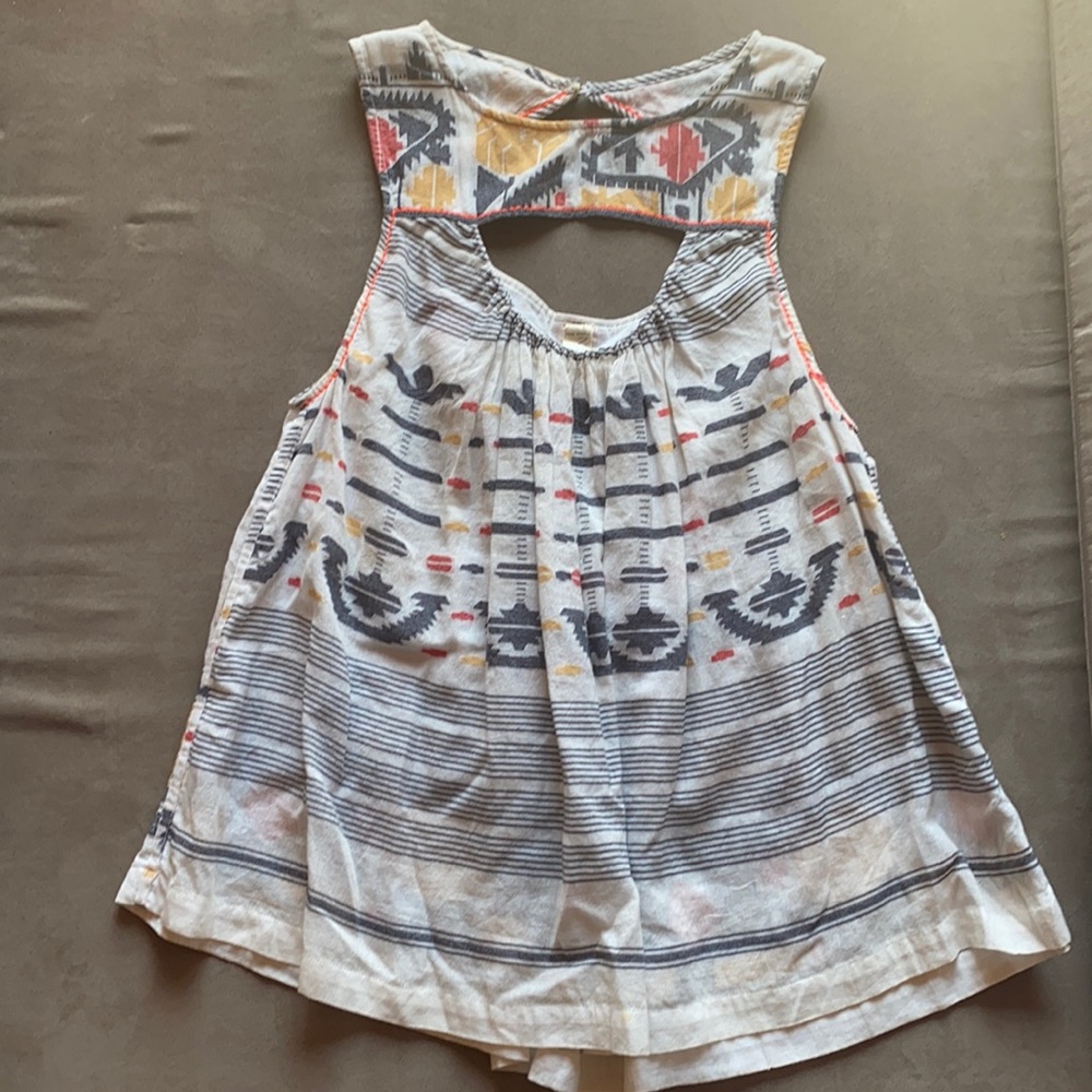 Cute boho Free People Shirt oversized